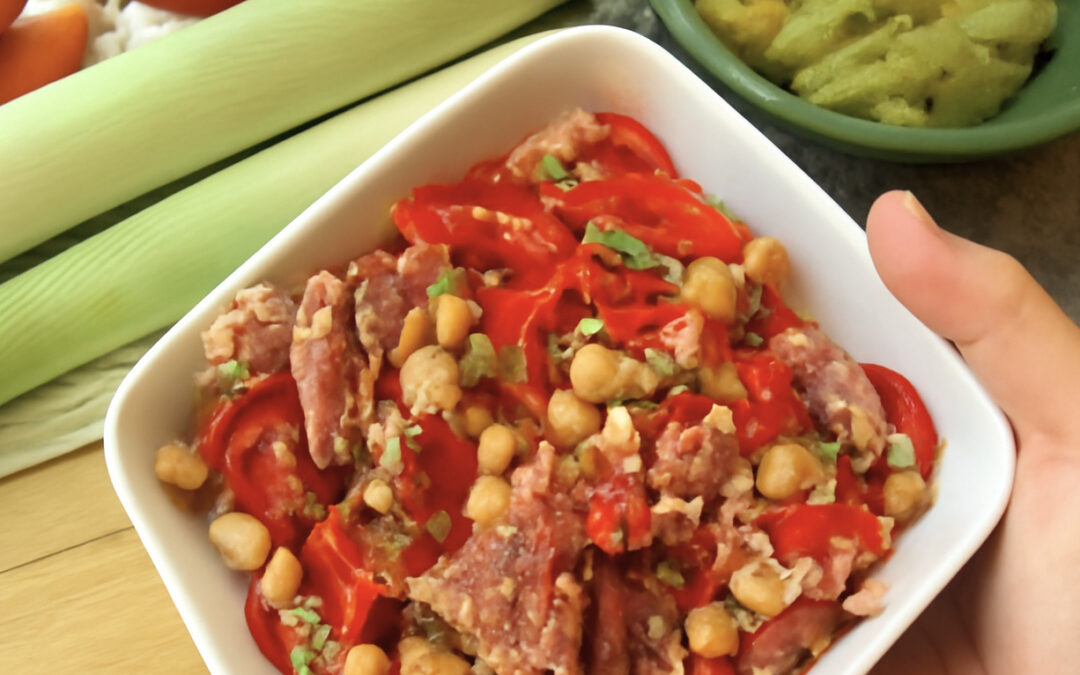 Ensalada de Pimientos del Piquillo ALSUR, garbanzos y caballa