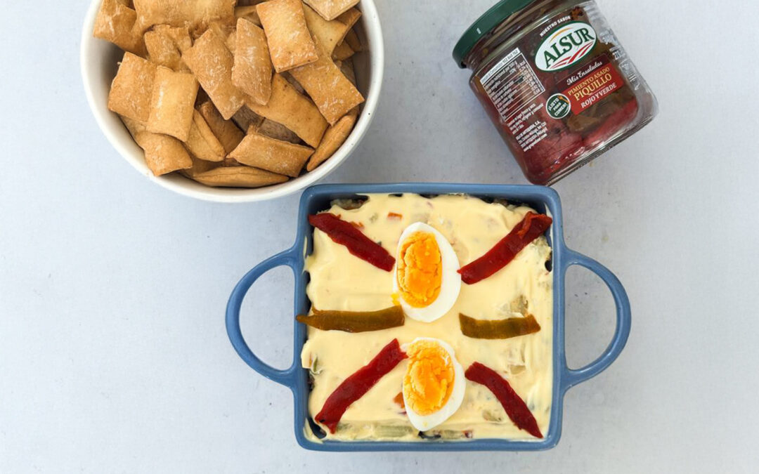 Ensaladilla Rusa con pimientos del piquillo rojo y verde ALSUR