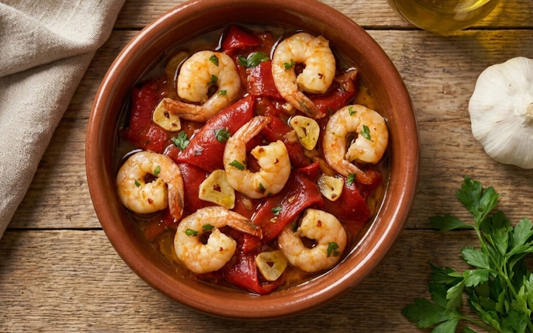 Pimientos ALSUR con gambas
