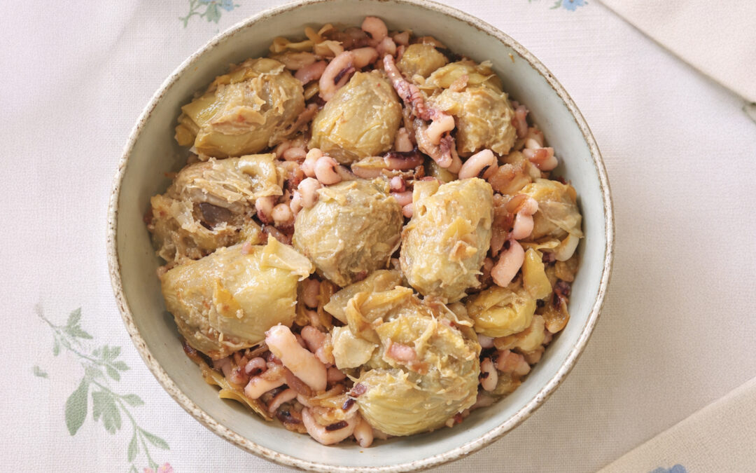 Alcachofas ALSUR con calamares salteados: una receta diurética y fácil en minutos