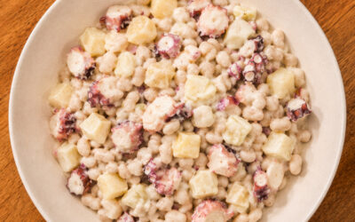 Ensaladilla de habitas ALSUR con pulpo